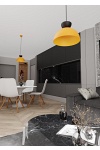Lampa wisząca LUNARO 1S BL ORANGE - Emibig