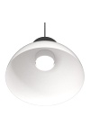 Lampa wisząca LUNARO 1S BL WHITE/BLACK - Emibig