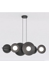 Lampa wisząca VOLUM 6 BLACK - Emibig