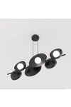 Lampa wisząca VOLUM 6 BLACK - Emibig