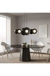 Lampa wisząca VOLUM 6 BLACK - Emibig