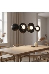 Lampa wisząca VOLUM 6 BLACK - Emibig