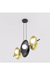 Lampa wisząca VOLUM 6 BL GOLD - Emibig