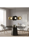 Lampa wisząca VOLUM 6 BL GOLD - Emibig