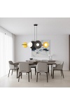 Lampa wisząca VOLUM 6 BL MIX - Emibig