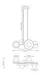 Lampa wisząca MODEL 4 BL MOKKA - Emibig