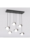 Lampa wisząca RITUAL 6 BLACK - Emibig