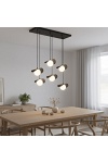 Lampa wisząca RITUAL 6 BLACK - Emibig