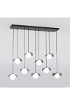 Lampa wisząca RITUAL 9 BLACK - Emibig
