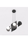 Lampa wisząca ELEMENTI 4 BLACK - Emibig