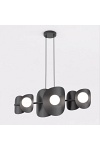 Lampa wisząca ELEMENTI 6 BLACK - Emibig