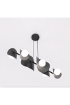 Lampa wisząca ELEMENTI 6 BLACK - Emibig