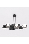 Lampa wisząca ELEMENTI 6 BLACK - Emibig