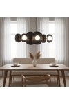 Lampa wisząca ELEMENTI 6 BLACK - Emibig