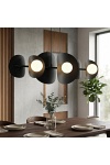 Lampa wisząca ELEMENTI 6 BLACK - Emibig