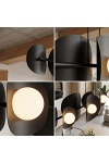 Lampa wisząca ELEMENTI 6 BLACK - Emibig