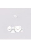 Lampa wisząca ELEMENTI 4 WHITE - Emibig