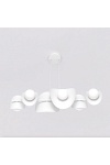 Lampa wisząca ELEMENTI 6 WHITE - Emibig