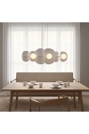 Lampa wisząca ELEMENTI 6 WHITE - Emibig