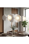 Lampa wisząca ELEMENTI 6 WHITE - Emibig