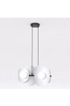 Lampa wisząca ELEMENTI 4 BL GRAY - Emibig