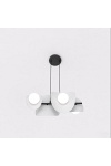 Lampa wisząca ELEMENTI 4 BL GRAY - Emibig