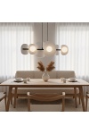 Lampa wisząca ELEMENTI 6 BL GRAY - Emibig