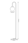 Lampa podłogowa FLOR LP1 WHITE - Emibig