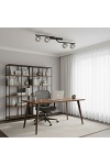 Lampa sufitowa NATON 4 BL GRAFIT - Emibig