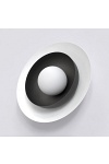 Kinkiet POPPI K1 WH BLACK - Emibig