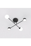 Lampa sufitowa HOLON 4 BLACK - Emibig