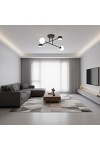 Lampa sufitowa HOLON 4 BLACK - Emibig