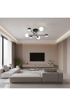 Lampa sufitowa HOLON 6 BLACK - Emibig