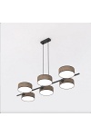 Lampa wisząca DRUMZ 6 BROWN - Emibig