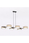 Lampa wisząca DRUMZ 6 RATTAN - Emibig
