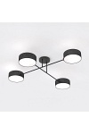 Lampa sufitowa MAGA 4 BLACK - Emibig