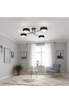 Lampa sufitowa MAGA 4 BLACK - Emibig