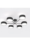 Lampa sufitowa MAGA 6 BLACK - Emibig