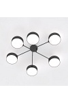 Lampa sufitowa MAGA 6 BLACK - Emibig