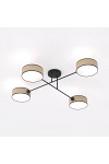 Lampa sufitowa MAGA 4 RATTAN - Emibig