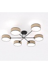 Lampa sufitowa MAGA 6 RATTAN - Emibig