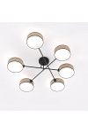 Lampa sufitowa MAGA 6 RATTAN - Emibig
