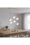 Lampa wisząca RITUAL 6 WHITE - Emibig