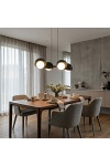 Lampa wisząca BOOM 4 BLACK - Emibig