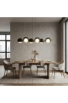 Lampa wisząca BOOM 6 BLACK - Emibig