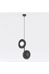 Lampa wisząca VANILA 2 BLACK - Emibig