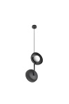 Lampa wisząca VANILA 2 BLACK - Emibig