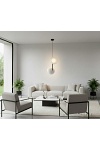 Lampa wisząca VANILA 2 BL GRAY - Emibig