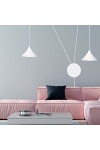 Lampa wisząca ABRAMO 2 WHITE - Emibig