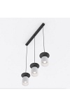 Lampa wisząca EGO 3 BL GRAY - Emibig